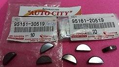 Шпонка коленвала Toyota/Lexus 95161.10519 в Новосибирске Шпонка коленвала, распредвала. Toyota: Town Ace Truck, Lite Ace, Cressida, Corona, Crown, 1000, Sprinter Trueno, Corolla, Tercel, Van, Dyna, Stout, Hi...