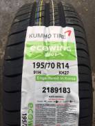 Kumho Ecowing ES01 KH27, 195/70 R14 во Владивостоке Kumho Ecowing ES01 KH27. Летние, без износа, 4 шт