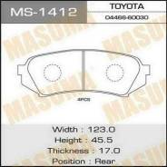 Колодки тормозные задние Masuma MS1412 Toyota в Кургане Колодки тормозные. Toyota Land Cruiser, FZJ100, HDJ100, HDJ101, UZJ100, HDJ100L, HDJ101K, UZJ100L, UZJ100W Lexus LX470, UZJ100 1FZFE, 1HDFTE, 1HDT, 2U...