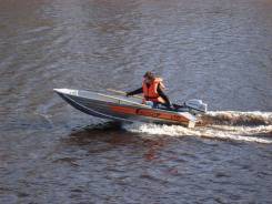 Алюминиевая лодка в Омске Wellboat. 2017 год год, длина 3,37 м., двигатель подвесной, 8,00 л.с., бензин