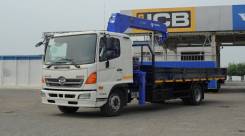 Hino 500, 2018 в Хабаровске Hino 500. Дилерский c краном манипулятором Tadano 554HS (5т), 7 684 куб. см., 4x2