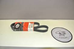 Ремень ручейковый Gates 6PK-1153/55 38920RDVJ01, AY14061155, 5750C во Владивостоке Ремень. Volkswagen: Caddy, Passat, Corrado, Sharan, Vento, Golf, Polo, Lupo Seat: Ibiza, Alhambra, Toledo, Inca, Cordoba Mercedes-Benz G-Class, W461 M...