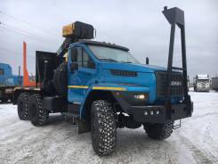 Урал, 2017 в Миассе Урал. Лесовоз NEXT с гидроманипулятором ОМТЛ-70.02, 6 650 куб. см., 1 000 кг., 1 кг.