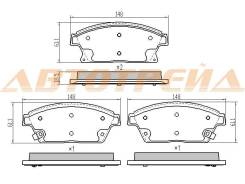 Колодки тормозные FR Chevrolet Cruze 1,8 09-, правый передний в Томске Колодки тормозные FR CHEVROLET CRUZE 1,8 09-