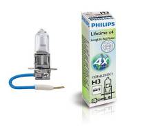 Лампа Philips H3 EcoVision с повышенным сроком службы во Владивостоке Лампа. Volkswagen: Passat, Bora, Lupo, Fox, Polo, Gol, Caddy, Jetta, Scirocco, Vento, Corrado, Transporter, LT, Golf, Saveiro Toyota: Corona, Lite Ace...