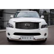 Бампер решетка радиатора Инфинити QX-56/80 в Хабаровске Бампер решетка радиатора Инфинити QX-56/80. Infiniti QX56, Z62 Infiniti QX80, Z62 Nissan Patrol, Y62 Nissan Armada, Y62 Двигатели: VK56VD, VK56DE, VQ4...