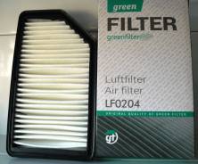 Воздушный фильтр Green Filter=Hyundai Solaris 281131R000, 281131R100 в Большом Камне Фильтр воздушный. Hyundai Solaris Hyundai Accent Hyundai Veloster Kia Rio Kia Pride Kia Soul