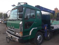 Mitsubishi Fuso, 1999 в Омске Mitsubishi Fuso. Mitsubishi fuso super great Tadano 600, 20 000 куб. см., 15 000 кг., 8x4