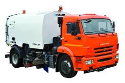 Кургандормаш КО-318F, 2017 в Москве Кургандормаш КО-318F. КО-318 на шасси Камаз-53605 (оборудование FAUN Sympajet 6R/L) пылесос