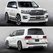 Комплект Бамперов Double Eight Toyota Land Cruiser 200 2016+ в Иркутске Бампер. Toyota Land Cruiser, GRJ200, J200, URJ200, URJ202, URJ202W, UZJ200, UZJ200W, VDJ200 1GRFE, 1URFE, 1VDFTV, 3URFE