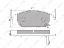 Колодки тормозные Fujimoto PN 8423 в Томске Колодки тормозные. Honda Civic, EP3 Honda S2000, AP1, AP2 Honda Integra, DC5 4EE2, D14Z6, D16V1, K20A2, K20Z3, K20Z4, L13Z1, N22A2, R18A1, R18A2, F20C...