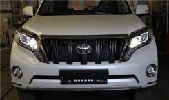 Фары Тюнинг Toyota land cruiser Prado 150 2013+ С глазками рестайлинг в Хабаровске Фара. Toyota Land Cruiser Prado, GDJ150, GDJ150L, GDJ150W, GDJ151W, GRJ150, GRJ150L, GRJ150W, GRJ151W, KDJ150, KDJ150L, TRJ120, TRJ150, TRJ150L, TRJ15...