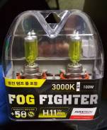 Лампы галогенные Avantech FOG Fighter H11 3000K. Желтый свет! В наличии! в Хабаровске Лампа галогенная. Mitsubishi Fuso Fighter Lexus: HS250h, ES300, CT200h, IS300, RX270, ES200, GS250, IS F, GS450h, IS200d, LX570, GX400, LX450d, IS350...