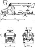 ГАЗ ГАЗон Next C41R13, 2019 в Нижнем Новгороде ГАЗ ГАЗон Next C41R13. Автогидроподъемник ПСС-131.22Э на шасси ГАЗ-C41R3, 4 430 куб. см., 22,00 м.