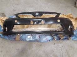 Бампер передний без отв п/омыват фар (оригинал) corolla 150