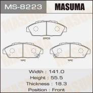 Колодки тормозные дисковые перед. Masuma MS-8223 в Томске Колодки тормозные дисковые. Honda: Rafaga, Accord, Ascot, Ascot Innova, Vigor, Accord Inspire G20A, F18B, F20A2, F20A3, F20A5, F20A7, F20B, F22A1, F22...