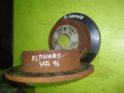 Диски тормозные задние Toyota Alphard MNH10, 1MZFE в Хабаровске Диск тормозной. Toyota Alphard, MNH10, MNH10W Двигатель 1MZFE