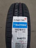 Kumho Sense KR26 Made in Korea!, 155/70 R13 во Владивостоке Kumho Sense KR26. Летние, 2018 год, без износа, 4 шт