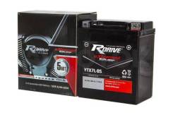 Мото аккумулятор Rdrive Silver YTX7L-BS 6,3А/ч в Уссурийске Аккумуляторы.