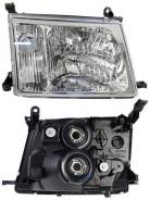 Фара Toyota LAND Cruiser 100 00-05 (ручная регулировка) в Южно-Сахалинске Фара. Toyota Land Cruiser, FZJ100, FZJ105, HZJ105, HZJ105L 1FZFE, 1HZ