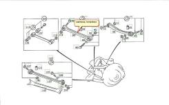 Тяга задняя Mercedes 190D 201 в Красноярске Тяга задняя MERCEDES 190D 201