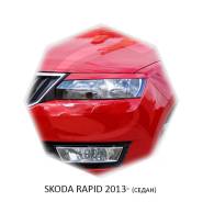 Ресницы на фары Skoda Rapid 2013г- в Новосибирске Накладка на фару. Skoda Rapid, NH3 Двигатели: CAXA, CFNA, CFW, CGPC, CWVA, CZCA