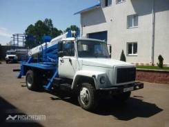 Випо-22, 2018 в Москве Випо-22. Автогидроподъемник ВИПО-22-01 на шасси ГАЗ-33098 стрела назад, 22,00 м.
