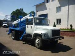 Випо-22, 2018 в Москве Випо-22. Автогидроподъемник ВИПО-22-01 на шасси ГАЗ-33098 стрела назад, 22,00 м.