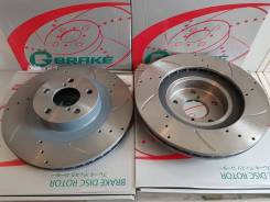 Перфорированные тормозные диски (2шт) G-Brake Subaru (294mm) во Владивостоке Диск тормозной. Subaru: Legacy B4, Legacy, Impreza WRX, Impreza, Outback, Forester Toyota: Allion, ist, Corolla, Matrix, Premio, Ractis, Sienta, Vitz...
