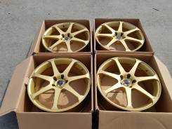 Красивые золотые диски из Японии Yokohama AVS model7 в Екатеринбурге AVS Model 7. 8.0x19", 5x114.30, ET45, ЦО 72,0 мм.