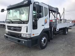 Daewoo Novus, 2018 в Красноярске Daewoo Novus. 7 тонн 2017 года с краном манипулятором Horyong 156, 5 898 куб. см., 7 000 кг., 4x2