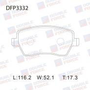 Колодки тормозные дисковые Double Force DFP3332 во Владивостоке Колодки тормозные дисковые Double Force DFP3332