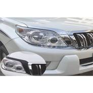 Реснички на фары Toyota LAND Cruiser Prado150 хромированные во Владивостоке Накладка на фару. Lexus GX460, URJ150 Toyota Land Cruiser Toyota Land Cruiser Prado, GDJ150, GDJ150L, GDJ150W, GDJ151W, GRJ150, GRJ150L, GRJ150W, GRJ1...