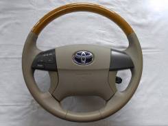 Оригинальный руль под дерево Toyota в Томске Руль. Toyota: Premio, Allion, Aurion, Allex, Mark X Zio, Aristo, Voxy, Avensis, Camry, Noah, Estima Hybrid, Corolla, Altezza, Avalon, Auris, Blade, Hi...
