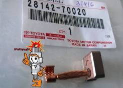 Щетка стартера (под зажим) Toyota 28142-70020 (Япония) 1 шт в Большом Камне Щетки стартера. Toyota: Corona, Lite Ace, Platz, Regius Ace, Aristo, iQ, Avensis, Sprinter Trueno, Corolla, Tercel, MR-S, Altezza, Innova, Probox, Yar...