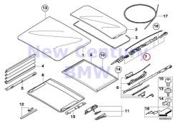 Механизм люка BMW X5 (E70) 54107278144 в Красноярске Механизм складывания крыши. BMW X5, E70 M57D30TU2