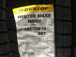 Dunlop Winter Maxx WM01, 185/70 R14 88T в Благовещенске Dunlop Winter Maxx WM01. Зимние, без шипов, без износа, 4 шт