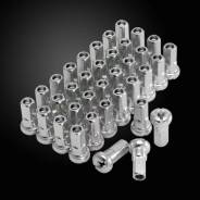   Z-Wheel Aluminum Nipple P3 32pcs Silver W31-P3328H 