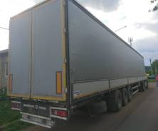 Meusburger Новтрак, 2011 в Челябинске Meusburger Новтрак. SР-240РR. шторный полуприцеп, 38 000 кг.