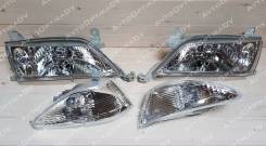 Комплект фар на Toyota Carina 98 - 01 Рестайл во Владивостоке Фара. Toyota Carina, AT210, AT211, CT211, CT216, ST215