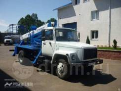 БАЗ, 2018 в Москве БАЗ. Автогидроподъемник ВИПО-22-01 на шасси ГАЗ-33098