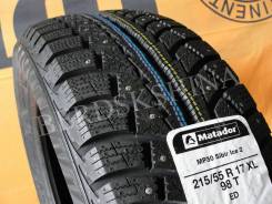 Matador MP-30 Sibir Ice 2, 215/55 R17 в Новосибирске Matador MP-30 Sibir Ice 2. Зимние, шипованные, новые