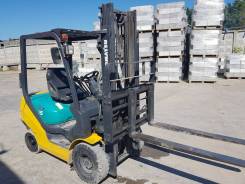 Komatsu, 2006 в Новосибирске Komatsu. Вилочный бензиновый погрузчик FG15Т-20, 1 500 кг., Бензиновый