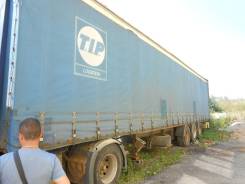 Fruehauf, 1994 в Великом Новгороде Fruehauf. Полуприцеп-штора , 26 170 кг.