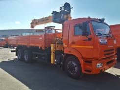 Soosan SCS736LII, 2018 в Москве Soosan SCS736LII. КМУ Камаз65115-3094-50(Евро-5)+верх. упр+борт сталь 6,6, 6x4