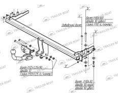 Фаркоп шевроле Лачетти во Владивостоке Фаркоп. Chevrolet Lacetti, J200 Chevrolet Nubira Daewoo Nubira, KLAN Daewoo Lacetti F14D3, F16D3, F18D3, T18SED. Под заказ