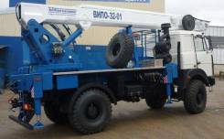 Випо-32, 2018 в Челябинске Випо-32. Автогидроподъемник ВИПО-32-01 шасси Камаз-5387 РЕАТ (4x4), 6 000 куб. см., 32,00 м.