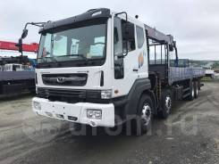 Daewoo Novus, 2018 в Красноярске Daewoo Novus. 19 тонн с краном манипулятором Hiab270 - 2018 год, 10 964 куб. см., 8x4