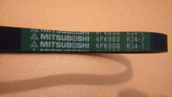 Ремень 4PK800 Mitsuboshi в Новосибирске Ремень. Honda: Ballade, Logo, CR-X, Civic Ferio, Integra SJ, Capa, CR-X del Sol, Civic, Civic CRX, Domani, Partner, HR-V, Integra, City Toyota: Town A...