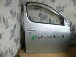Дверь правая передняя Toyota Funcargo NCP20 (без молдинга) серая в Комсомольске-на-Амуре Накладка на дверь. Toyota Funcargo, NCP20